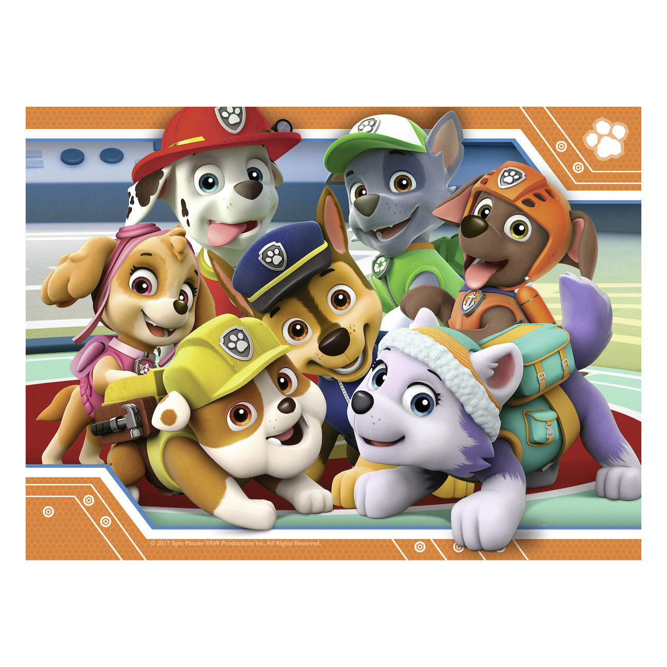 Ravensburger puzzel paw patrol, 4-in-1
