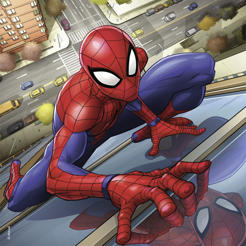 Ravensburger spiderman puzzel, 3x49st.