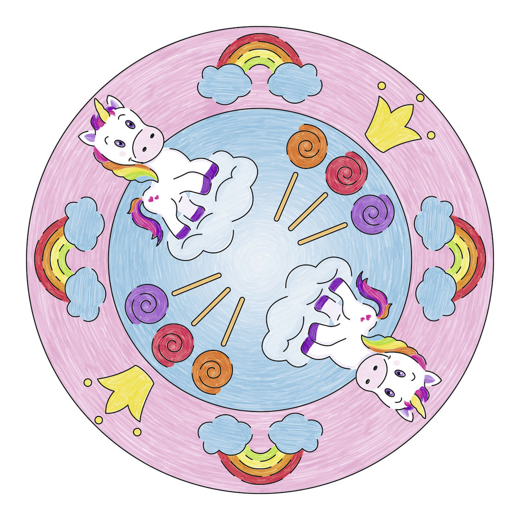 Mandala-designer ravensburger 2in1 - eenhoorn