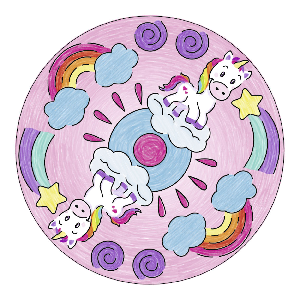 ravensburger mini mandala-designer unicorn