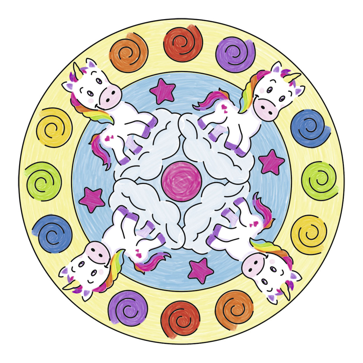 ravensburger mini mandala-designer unicorn
