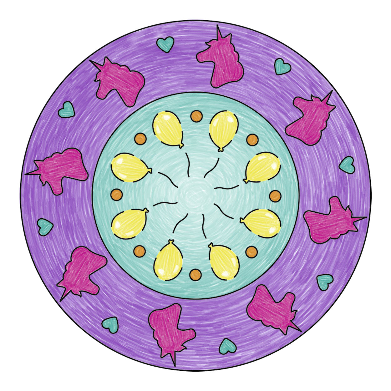 ravensburger mini mandala-designer unicorn