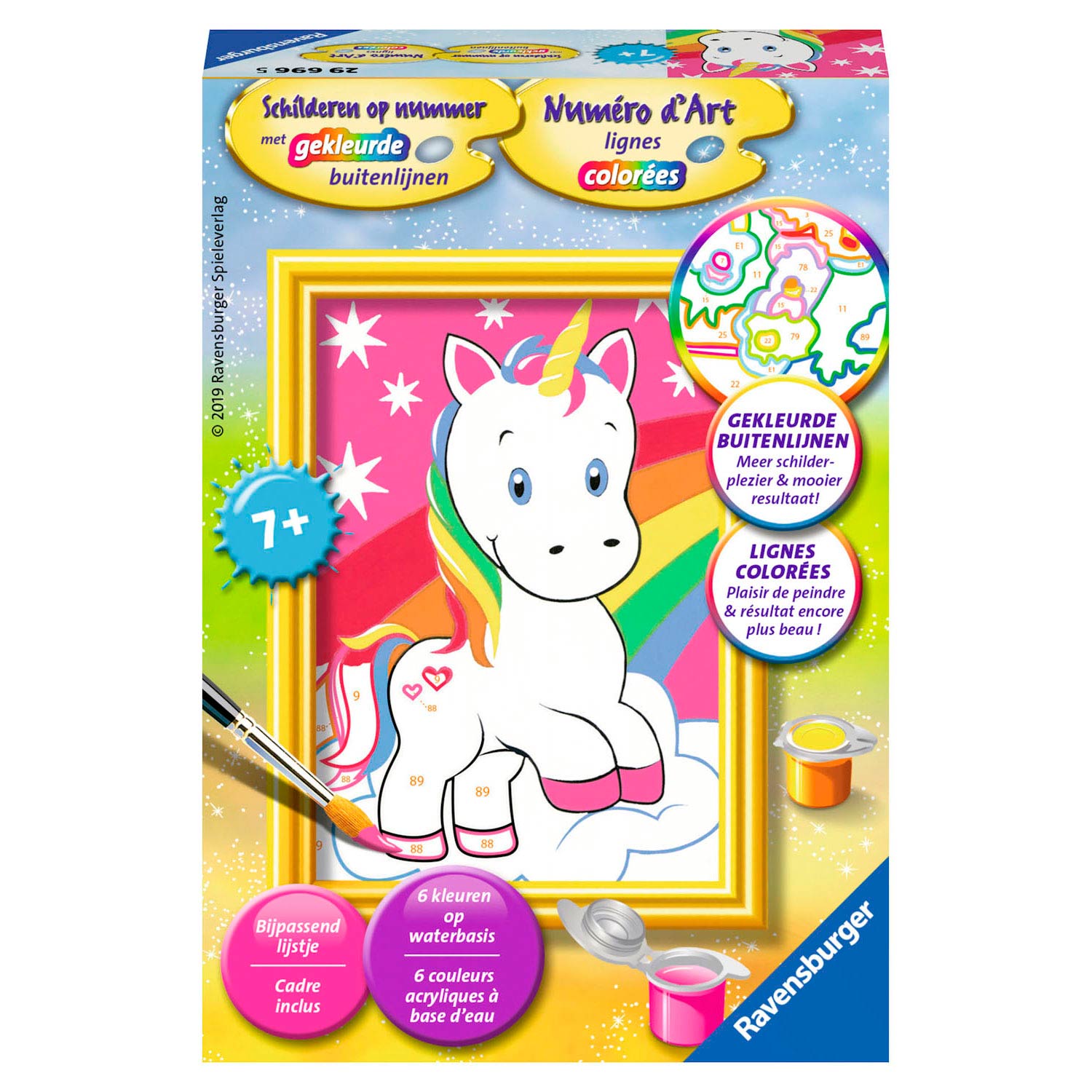 Ravensburger schilder schattige unicorn