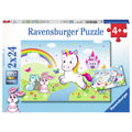 Ravensburger sprookjesachtige eenhoorn puzzel, 2x24st.