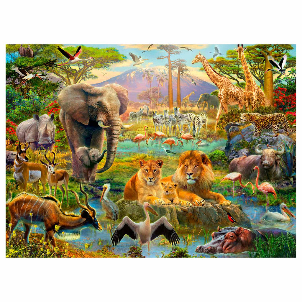 Ravensburger puzzel dieren v d savanne