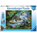 Ravensburger jungle dieren, 100st. xxl