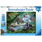 Ravensburger jungle dieren, 100st. xxl