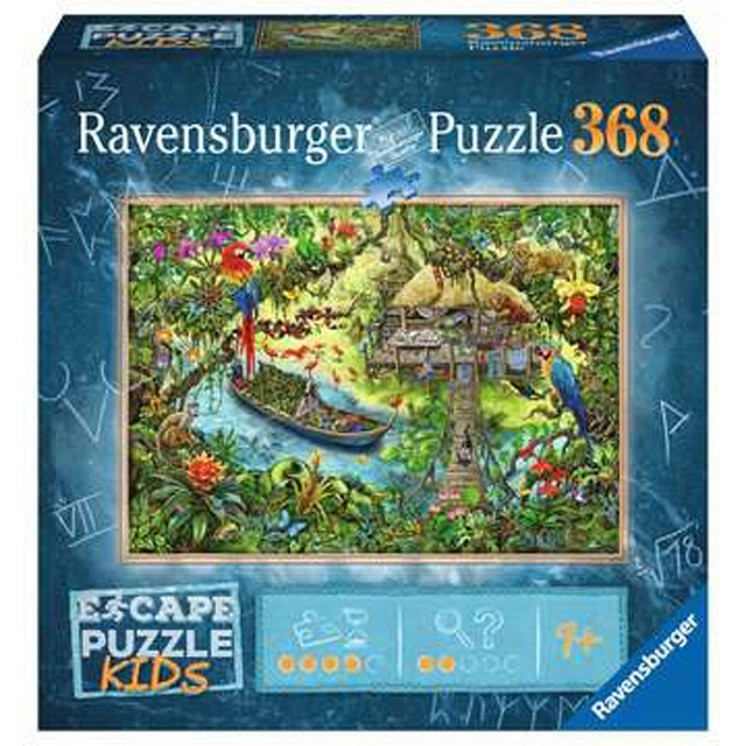 Ravensburger puzzel escape kids jungle 368 stukjes