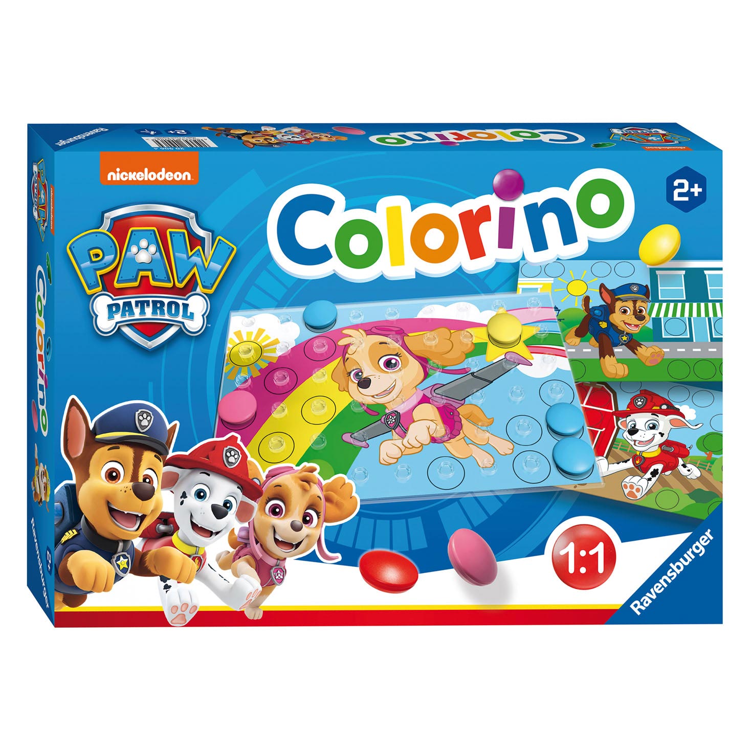 ravensburger paw patrol colorino kinderspel