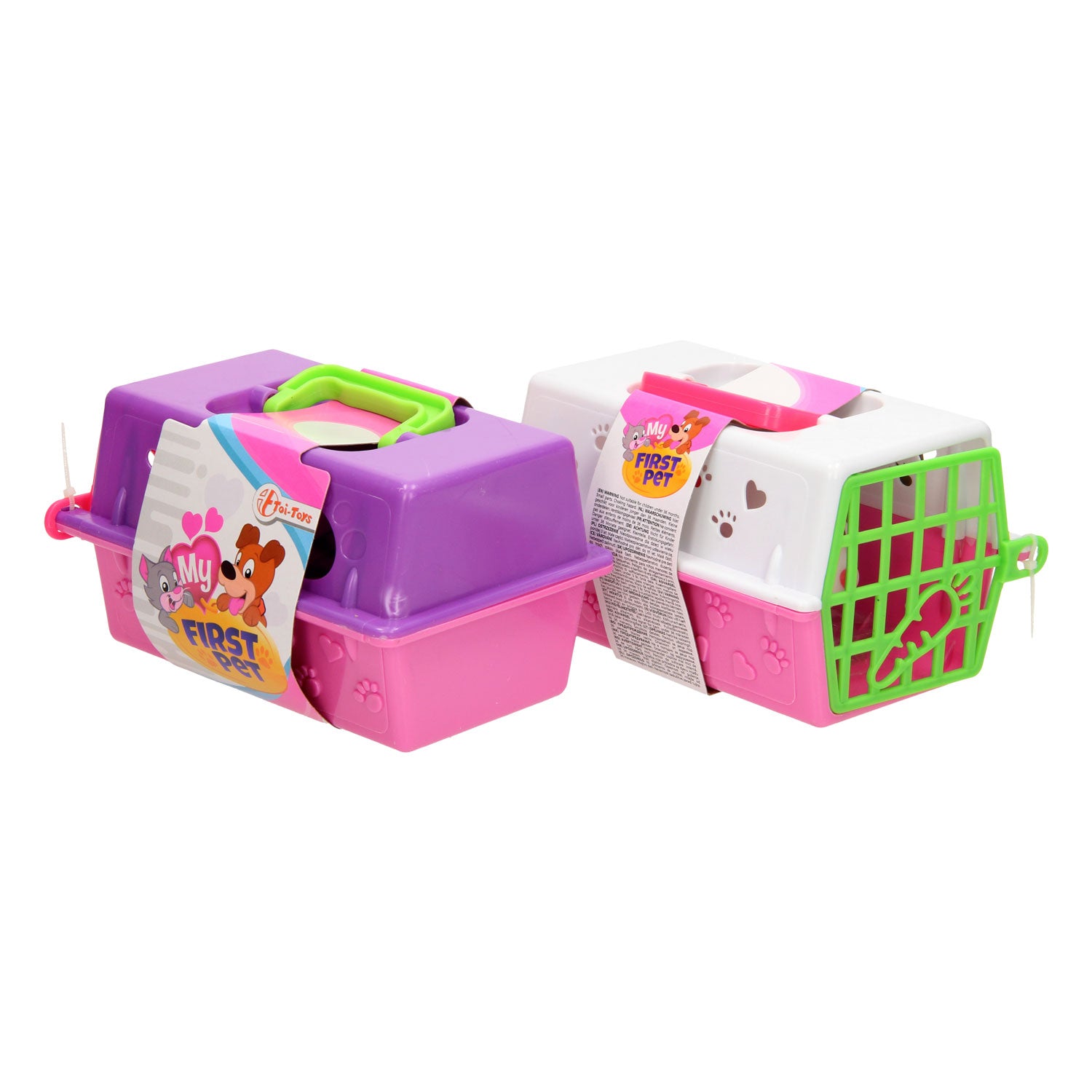 Toi-toys dier in koffer