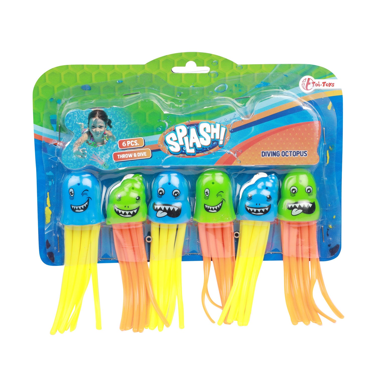 Splash opduik octopussen 6 stuks