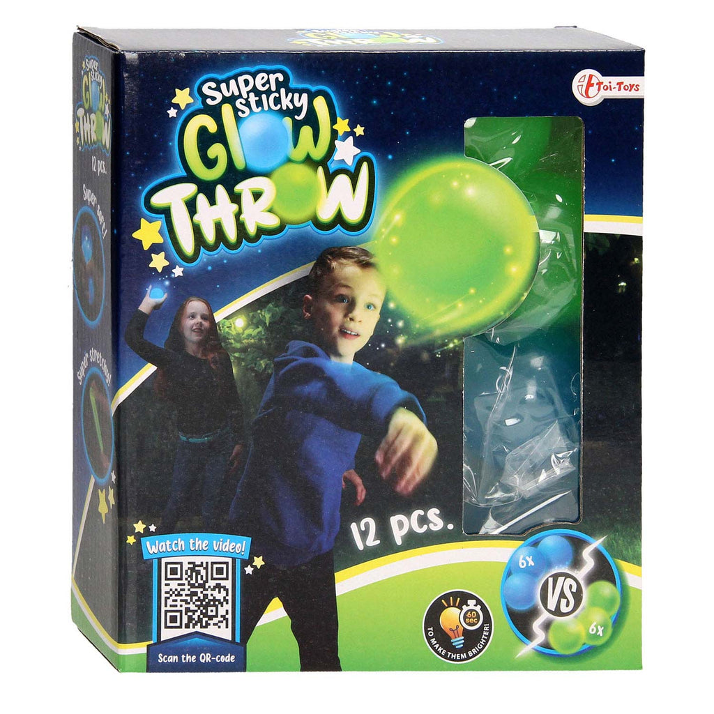 Toi-toys toi toys 12 glow in the dark ballen