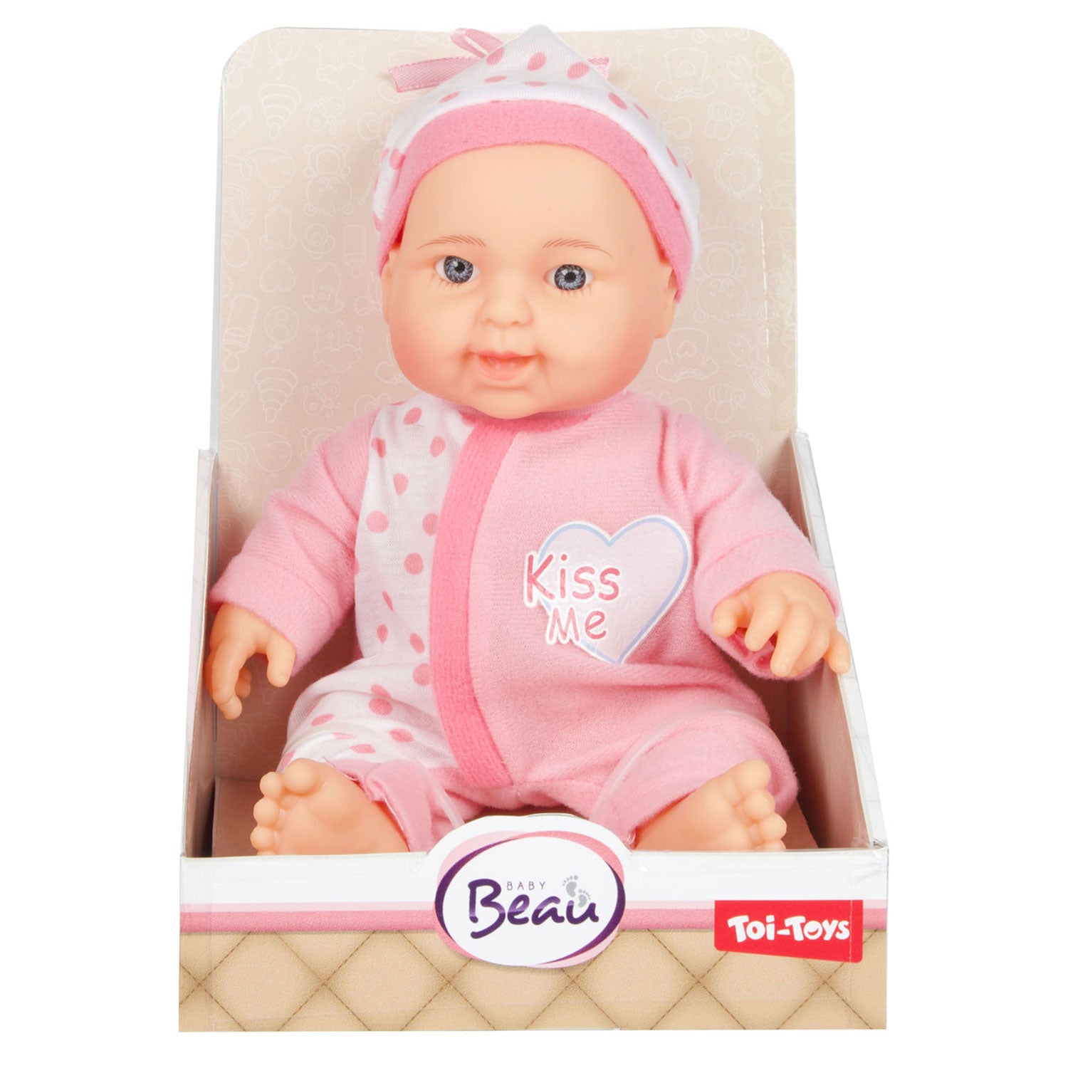 Toi-toys beau babypop kiss me 22.5 cm