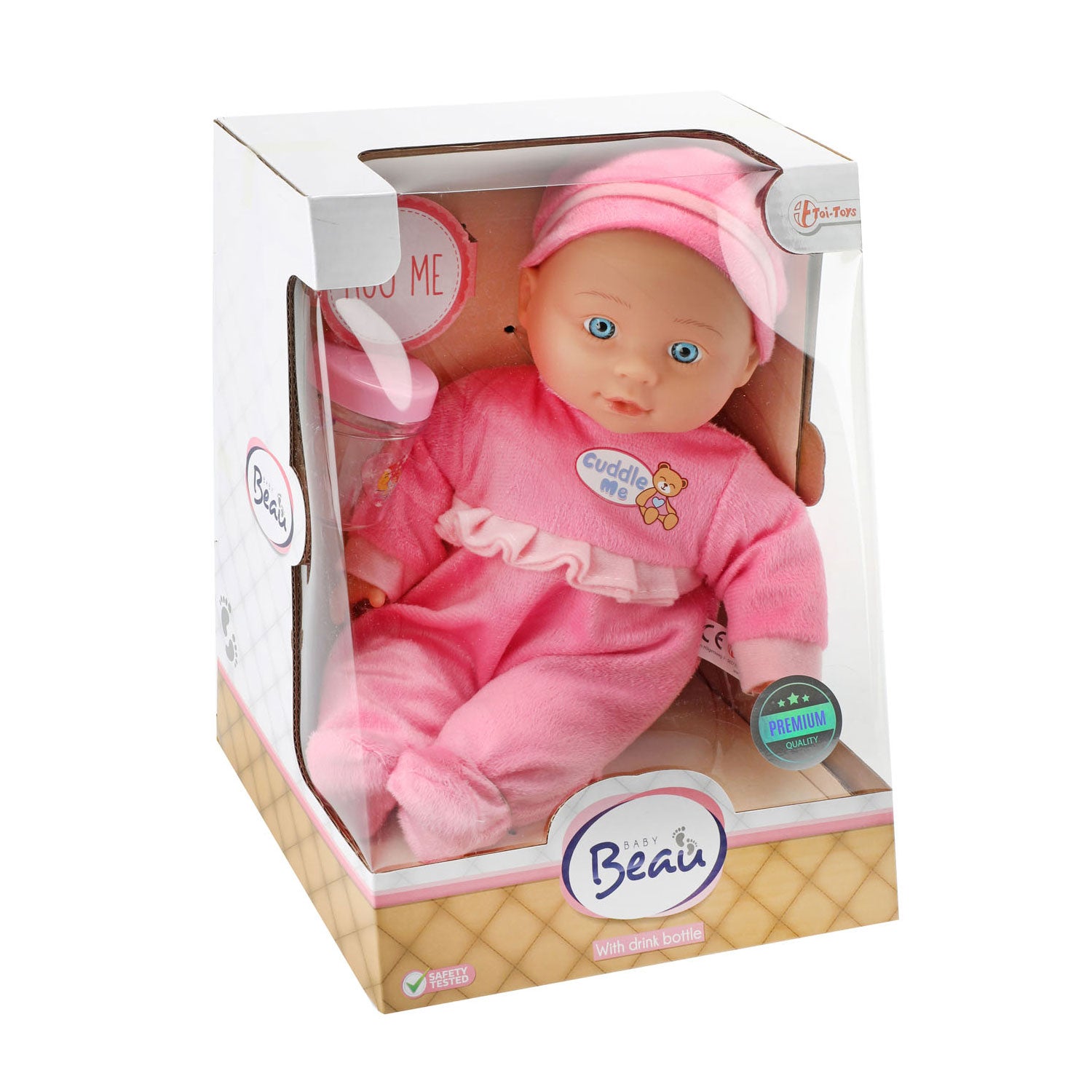 Toi-toys baby beau babypop, 30cm