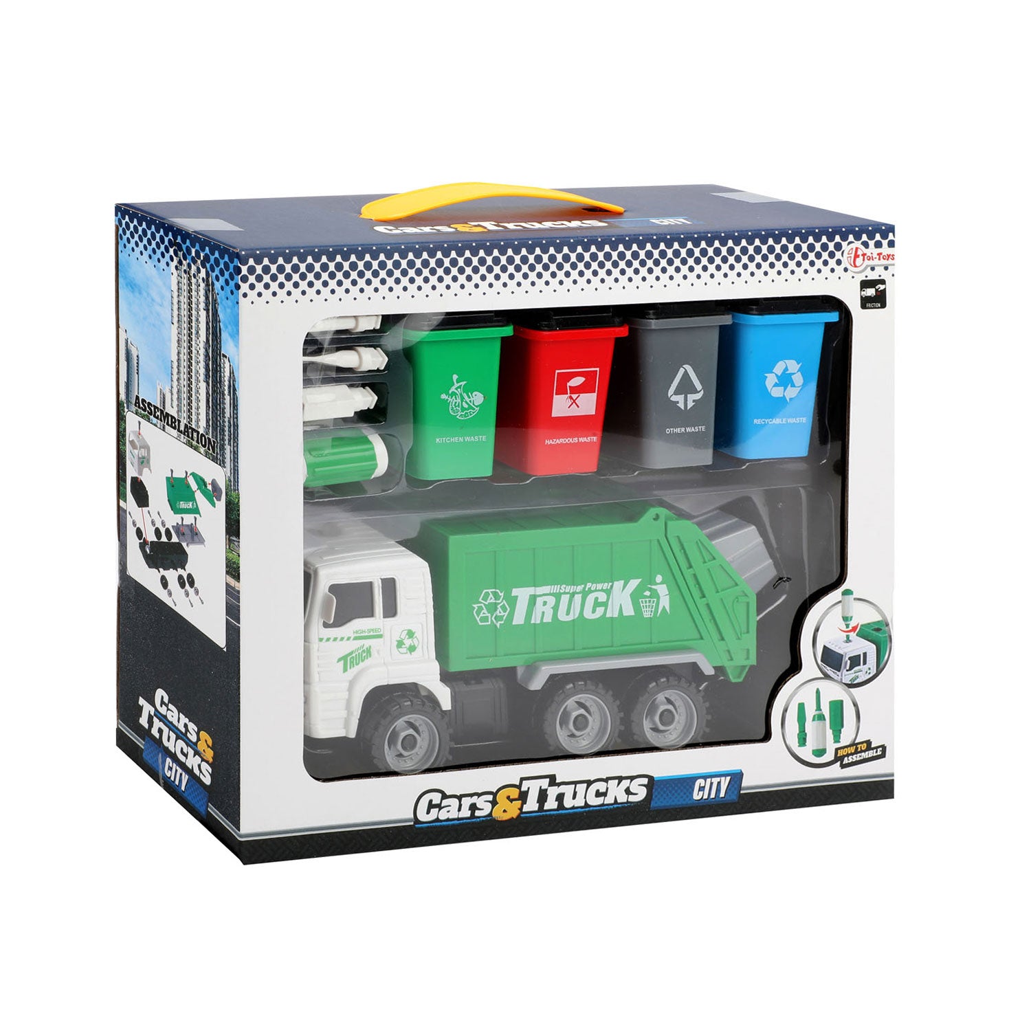 Cars Trucks Trucks Vuilniswagen + Accessoires