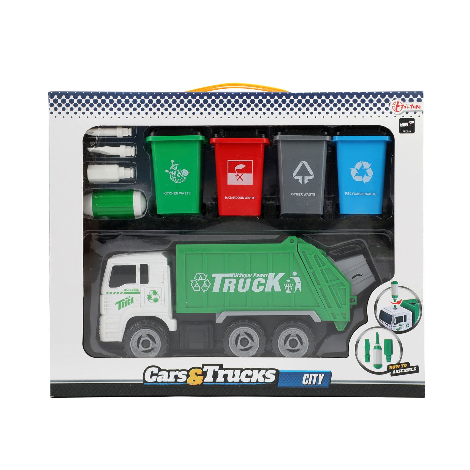 Cars Trucks Trucks Vuilniswagen + Accessoires