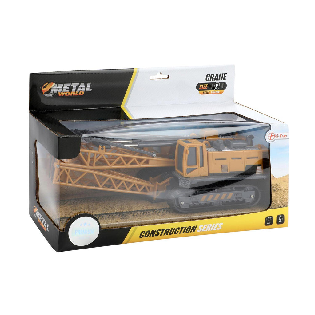 Toi-toys kraanwagen met rupsbanden 1:55