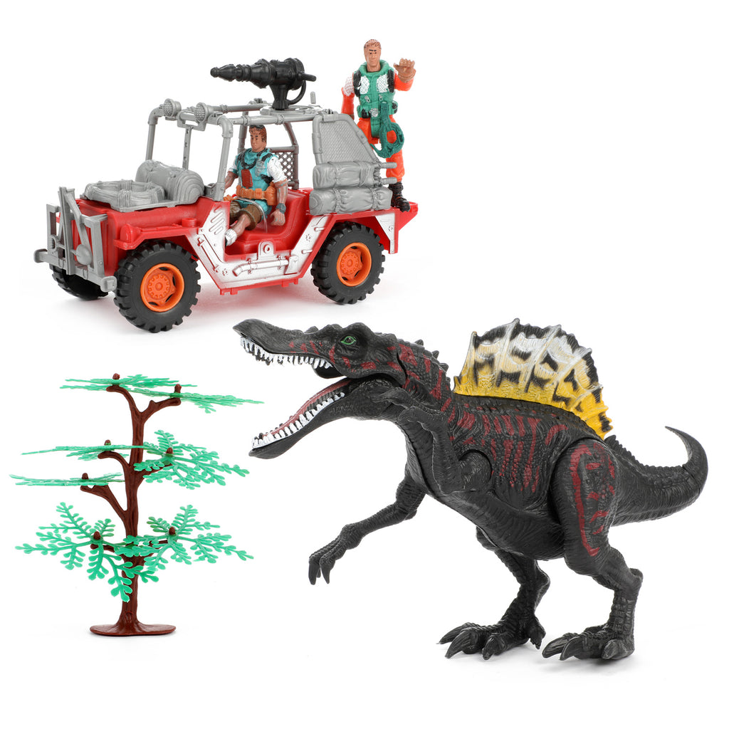Toi-toys world of dinosaurs speelset met jeep