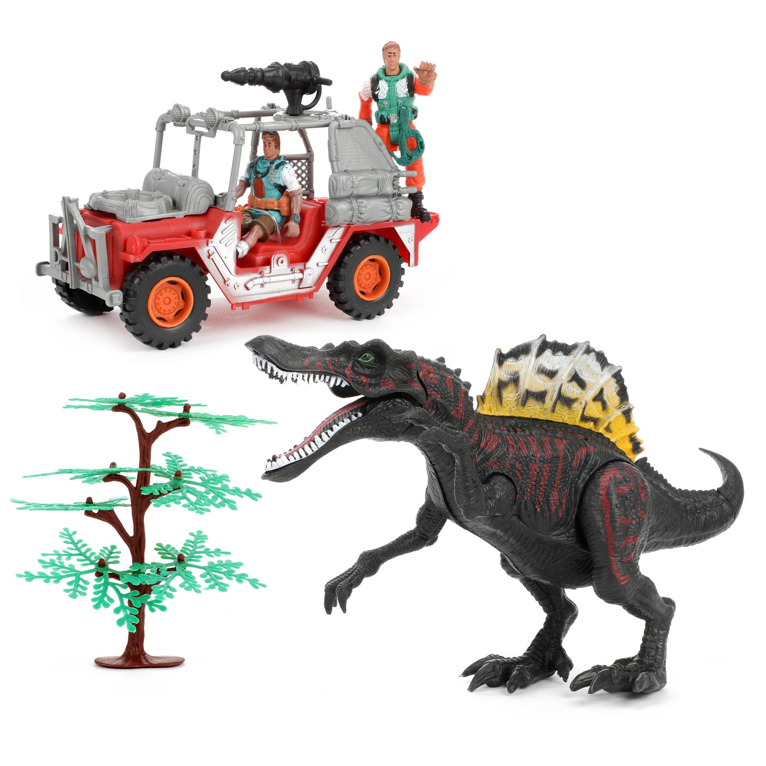 Toi-toys world of dinosaurs speelset met jeep