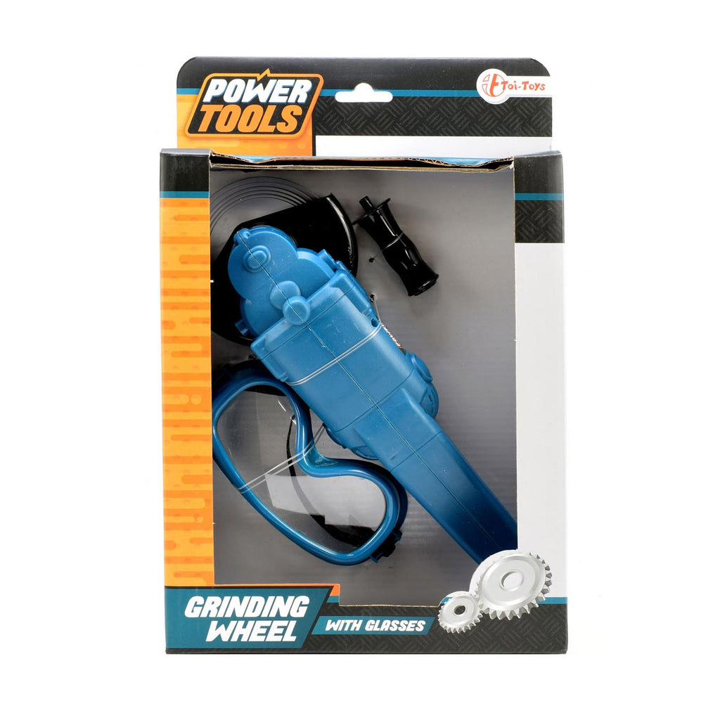 Power tools slijptol met veiligheidsbril