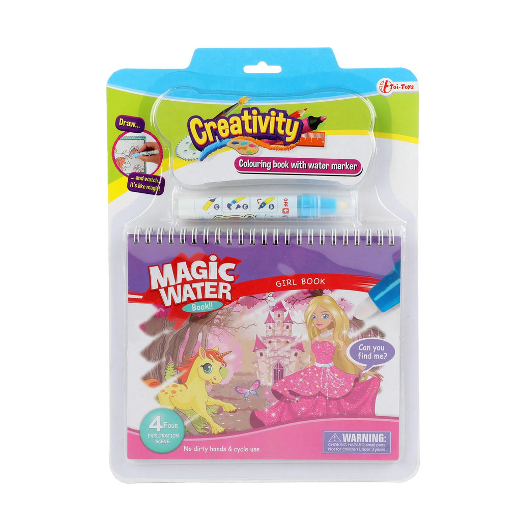 Toi-toys creativity kleuren met water prinses met stift