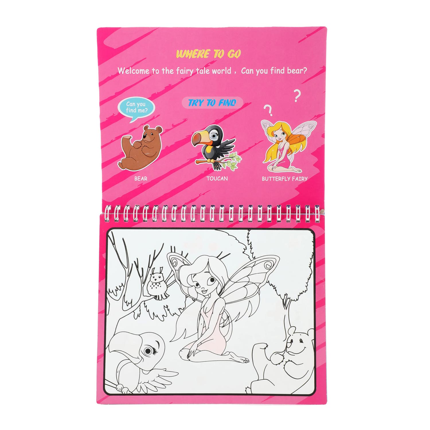 Toi-toys creativity kleuren met water prinses met stift