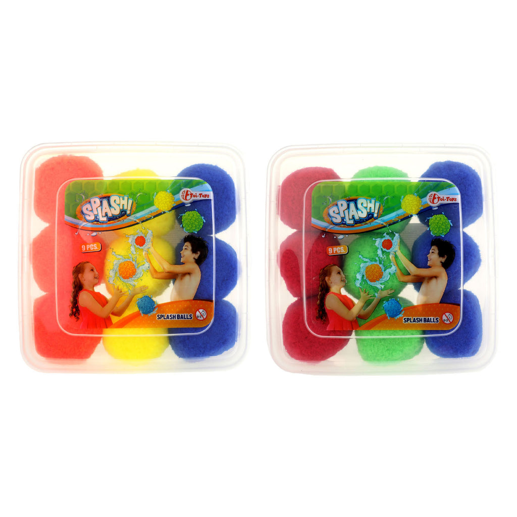 Toi-toys splash super splashballen, 9st.