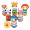 Fisher price houten kegelspel dieren