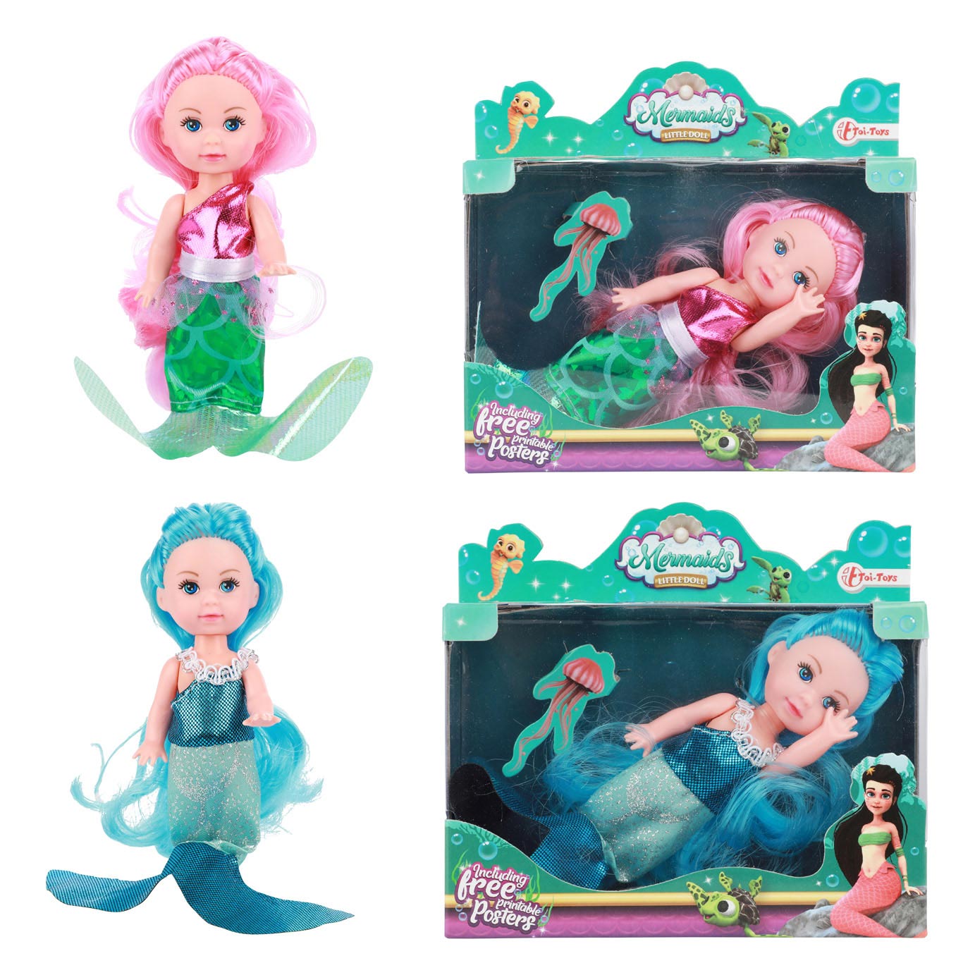 Toi-toys toi toys zeemeerminpop dream hair