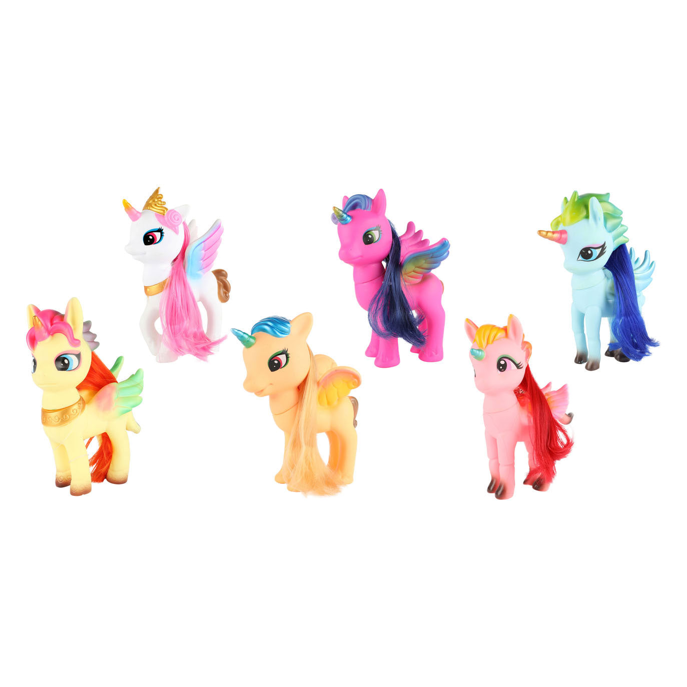 Toi-toys toi toys unicorn lang haar 13cm