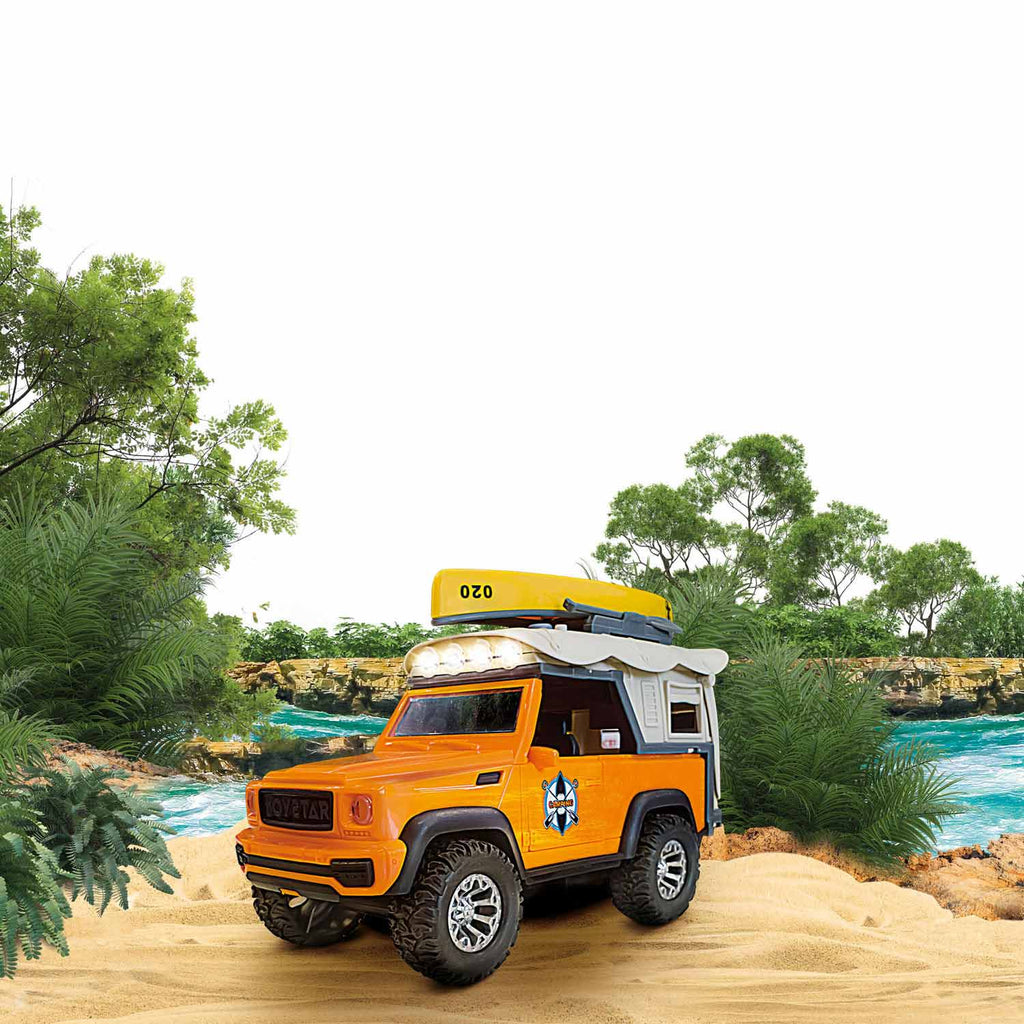 Toi-toys vehicool auto + kano + frictie + licht en geluid