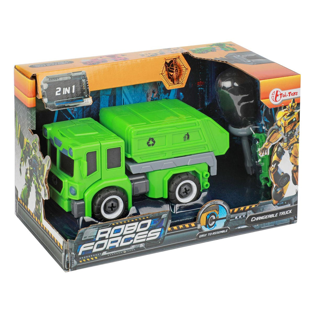 Toi-toys toi toys veranderrobot vuilniswagen