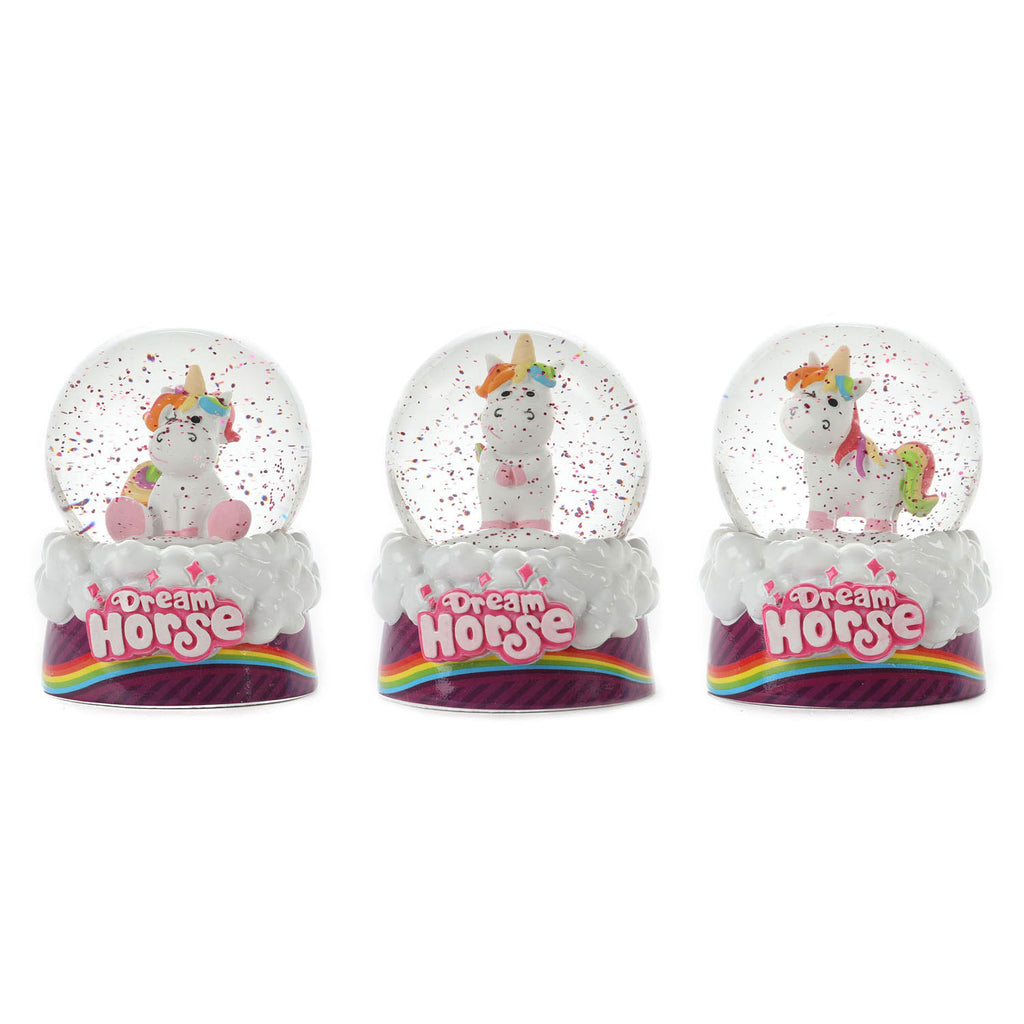 Toi-toys toi toys sneeuwbol eenhoorn ø6,5xh9cm