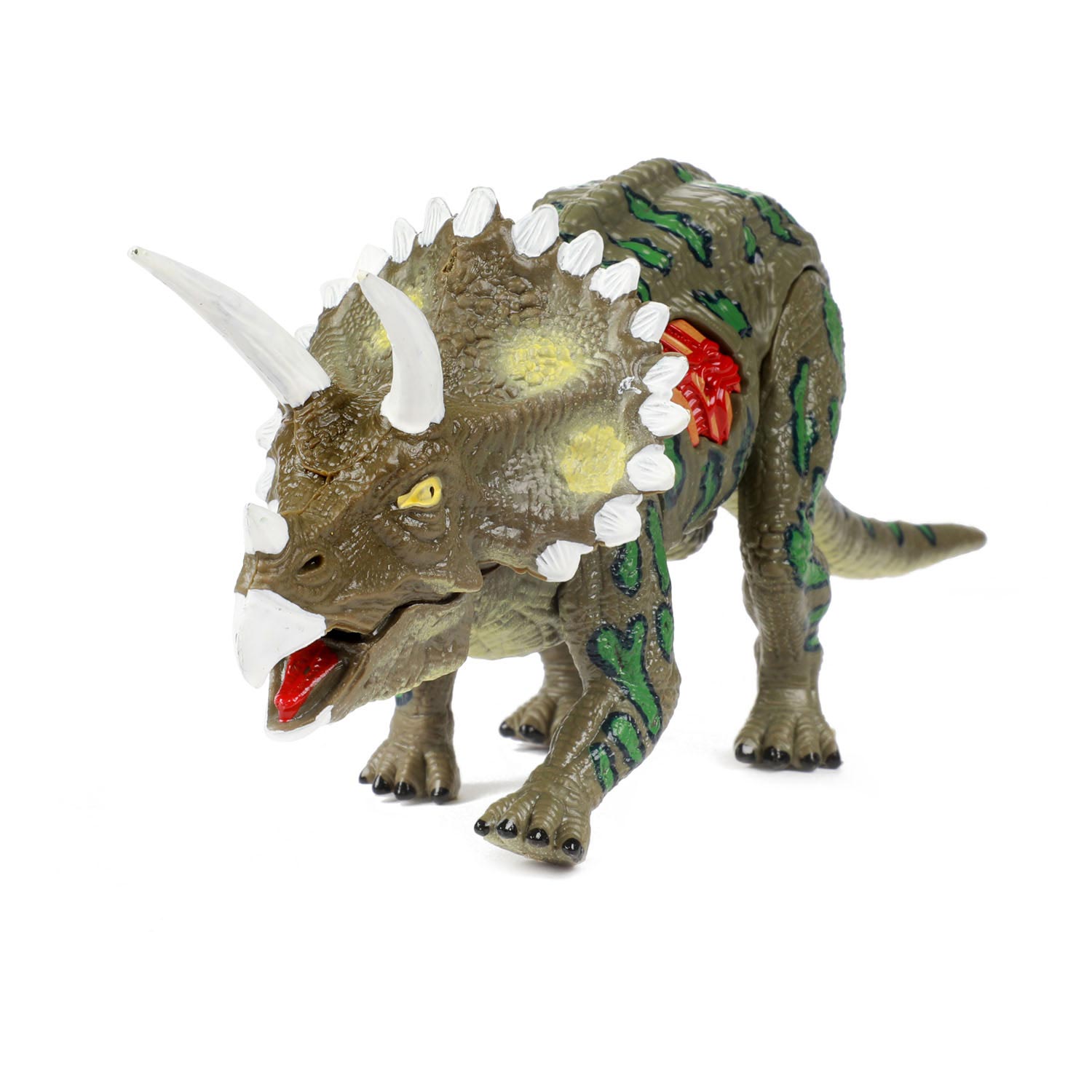 Toi-toys world of dinosaurs dilophosaurus, beweegbare dino met geluid