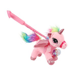 Toi-toys dream horse eenhoorn pluche aan stok