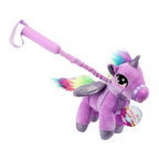 Toi-toys dream horse eenhoorn pluche aan stok