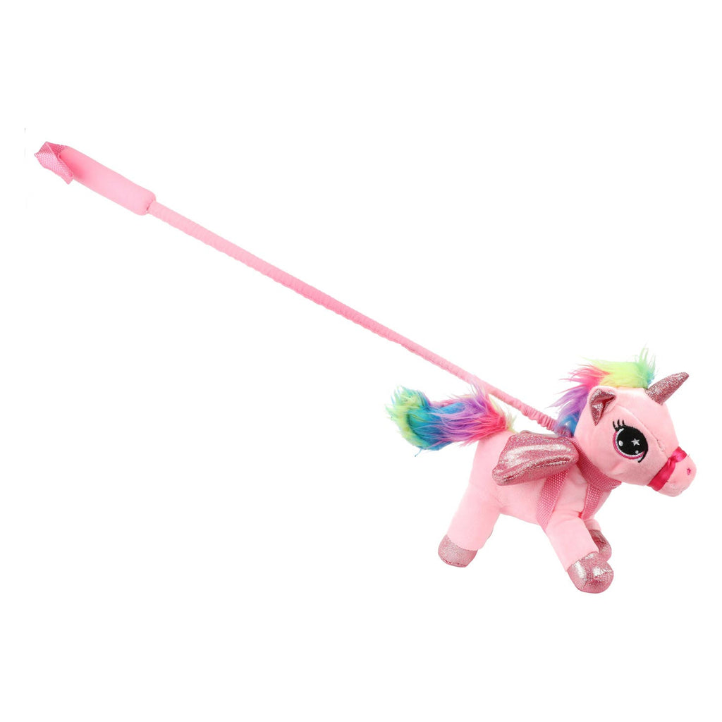 Toi-toys dream horse eenhoorn pluche aan stok