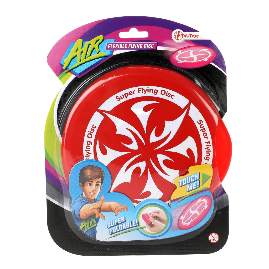 Toi-toys air superflexibele rubberen frisbee 17 cm verschillende uitvoeringen