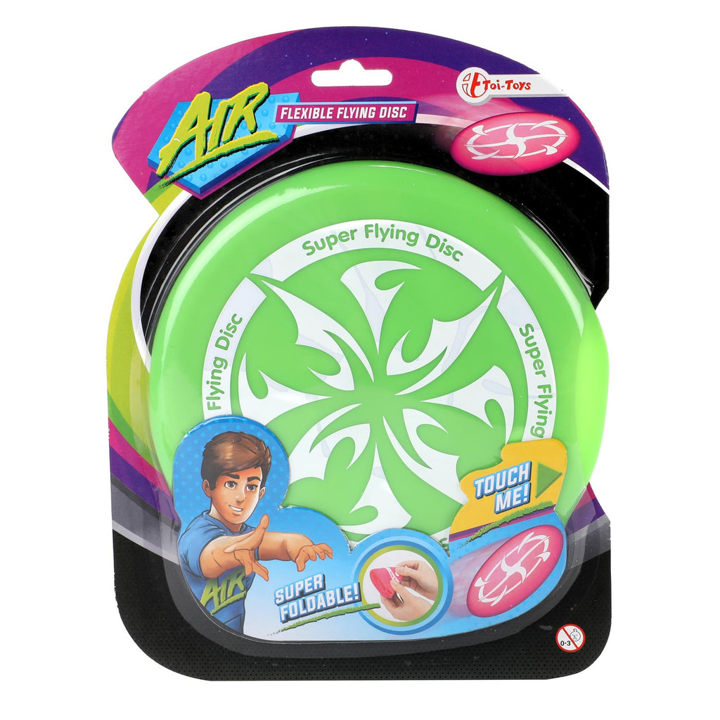 Toi-toys air superflexibele rubberen frisbee 17 cm verschillende uitvoeringen