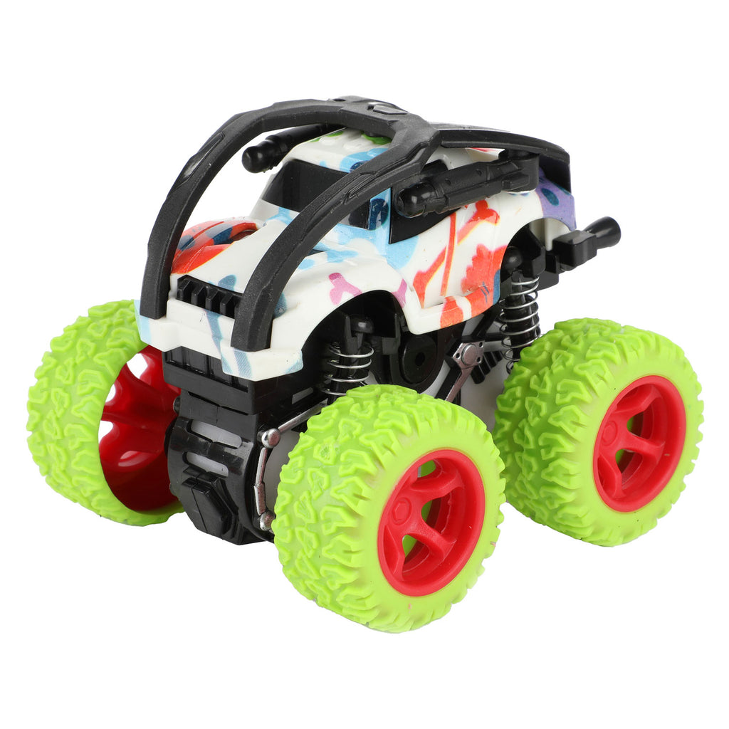 Toi-toys cars trucks frictie monster truck flip over