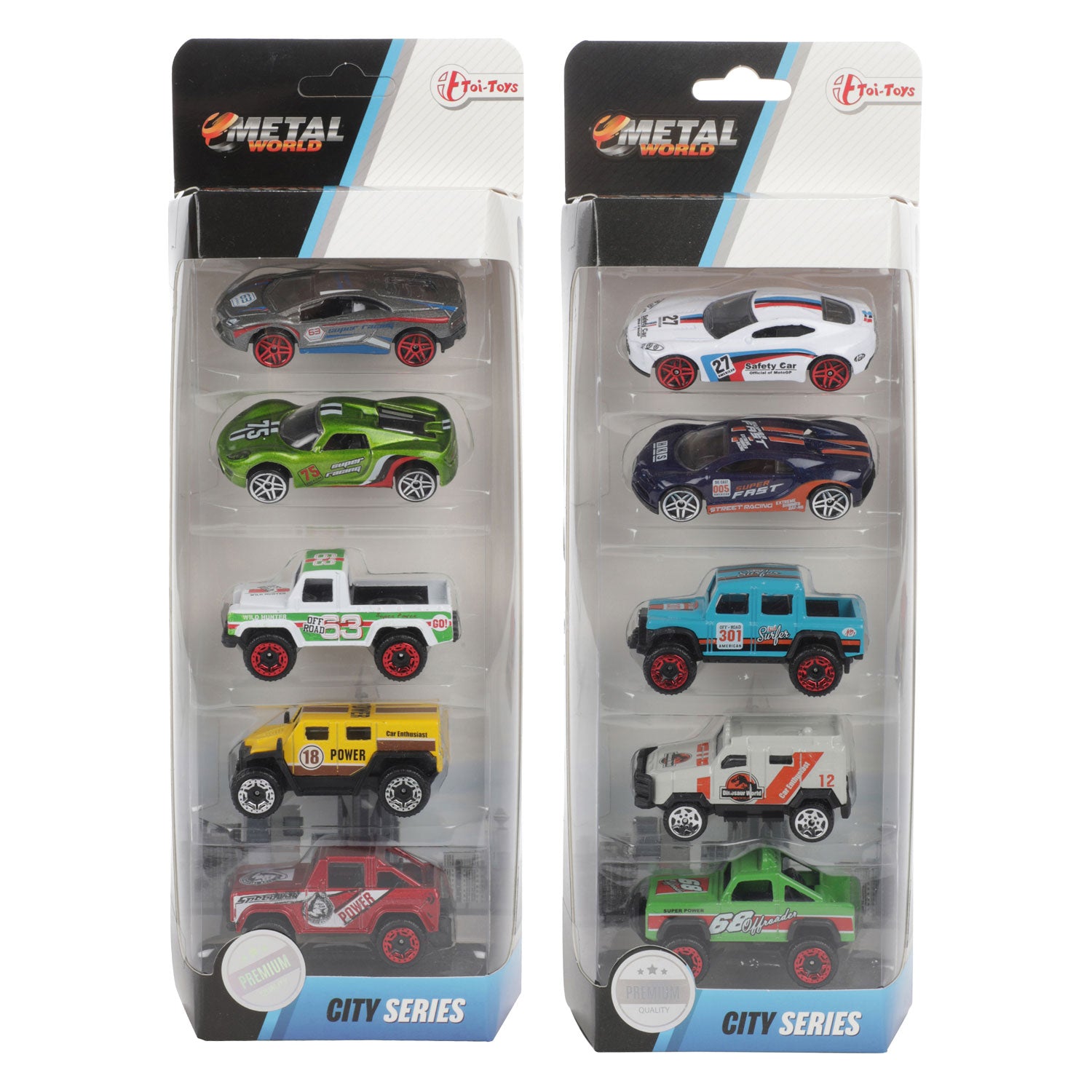 Toi-toys toi toys race rally auto set 5-delig