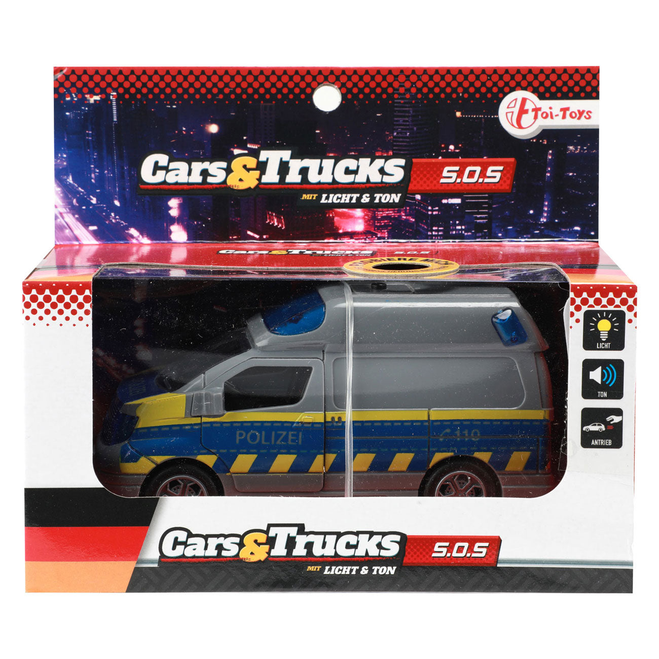 Toi-toys toi toys politiebus 12cm (duitse versie)