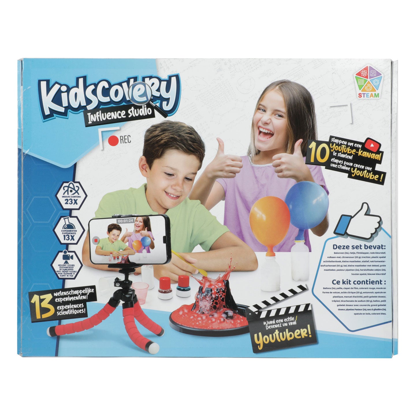 Kidscovery experiment influencerstudio xl