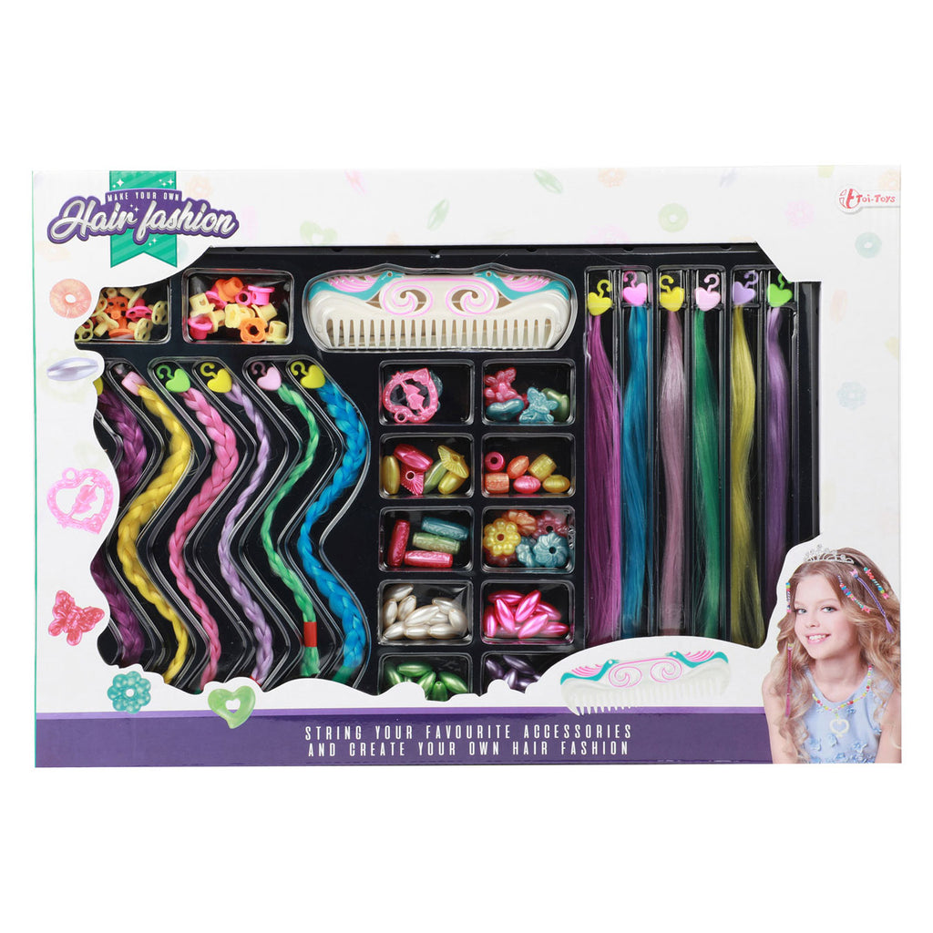 Toi-toys versier je haren kralen en haarlokken set