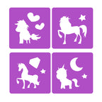 Toi-toys toi toys unicorn stoepkrijt + sjablonen