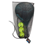Adrenix padelset racket met 3 ballen - rood