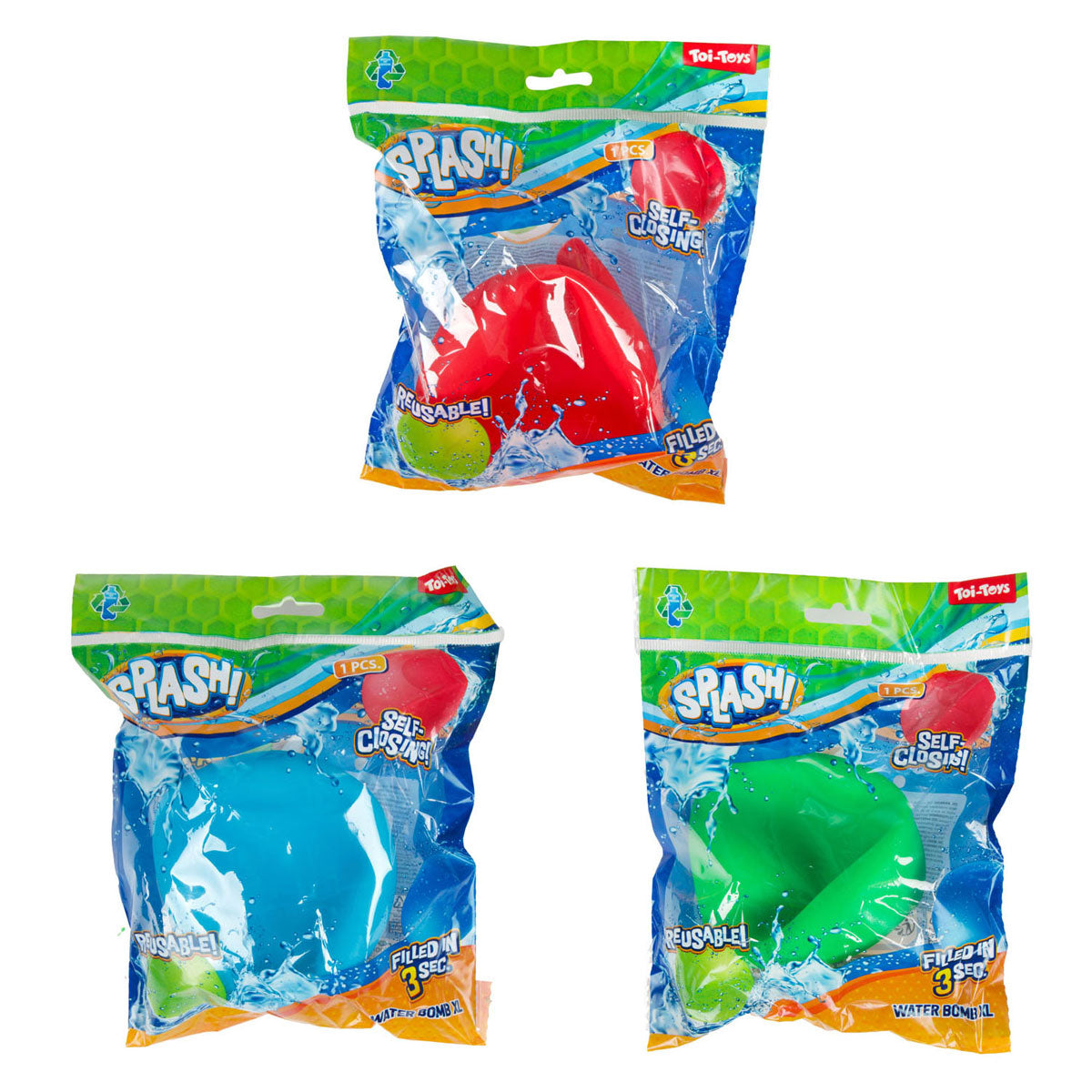 Splash waterballon xl herbruikbaar zelfsluitend