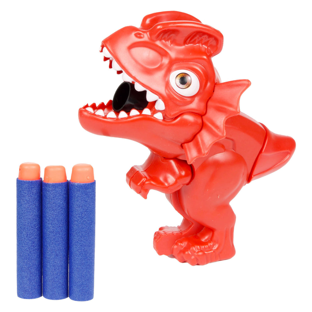 Toi-toys world of dinosaurs mini dinopistool met pijlen, 4dlg.