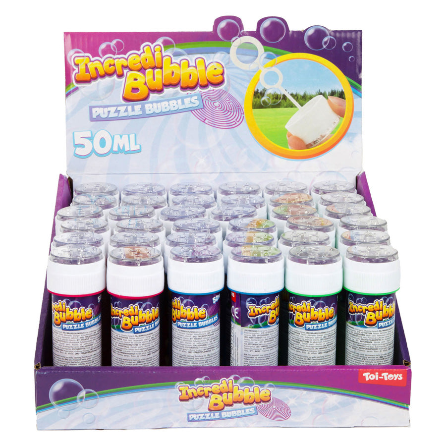 Toi-toys incredibubble bellenblaas met geduldspel, 3st.