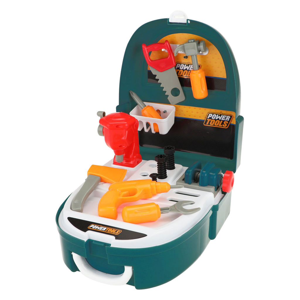 Toi-toys power tools gereedschapsset in rugzak